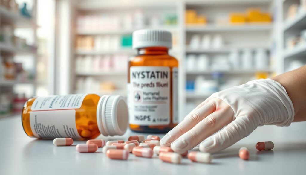 efeitos colaterais nistatina